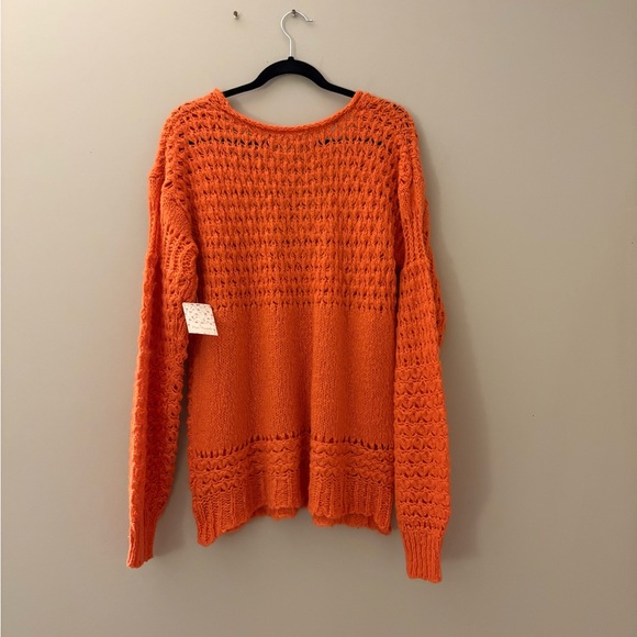 NWT Free People Oversized Knit Sweater - Picture 8 of 11